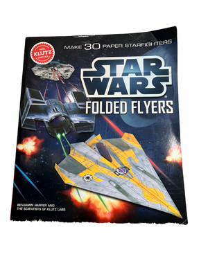 New Star Wars Folded Flyers Klutz Craft Kit Make 6 Starfighters Book