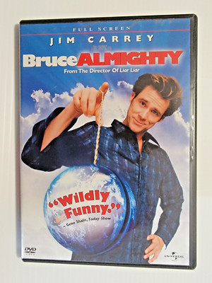Bruce Almighty (DVD, 2003, Full Screen) Jim Carrey
