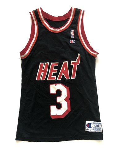 Rare 90s Vintage Mens Champion Miami Heat Steve Smith Rookie
