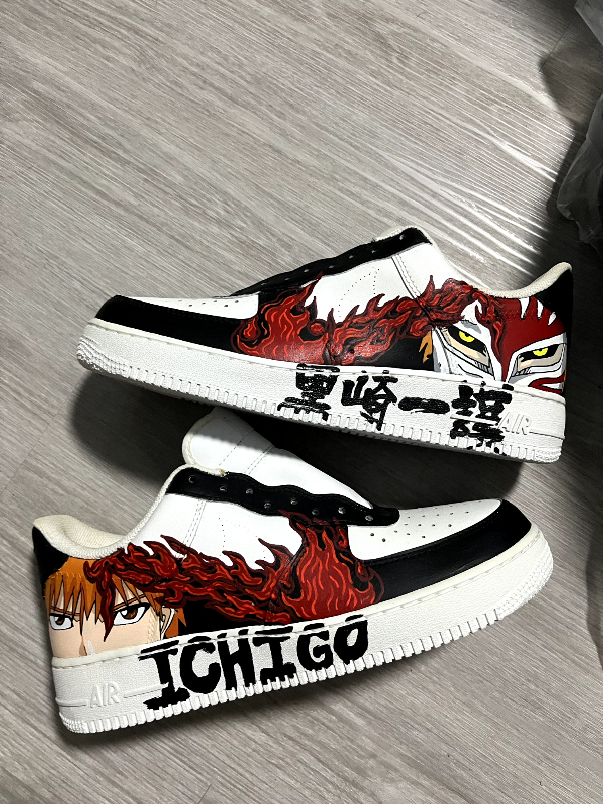 can you bleach nike air force 1