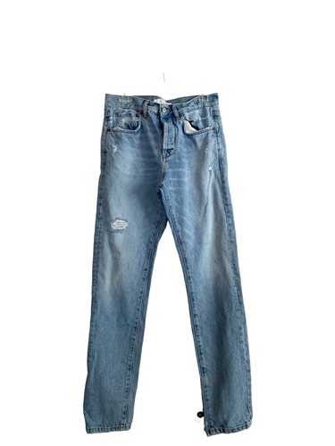 ZARA - 【オシャレ✩ZARA 1975】ダメージ　デニムコットンジャケット　サイズM ZARA - 【オシャレ✩ZARA 1975】ダメージ デニムコットン