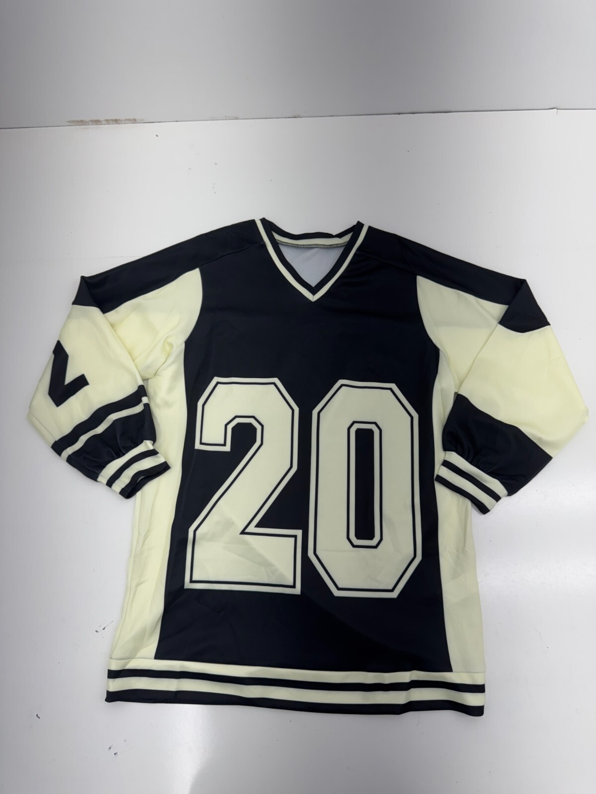 Shein Black Ivory #20 Long Sleeve Jersey Mens Size Large | eBay