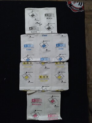 Lot of 10 Phaser 850 Tektronix Black Magenta Cyan Yellow Solid Ink  Open Box