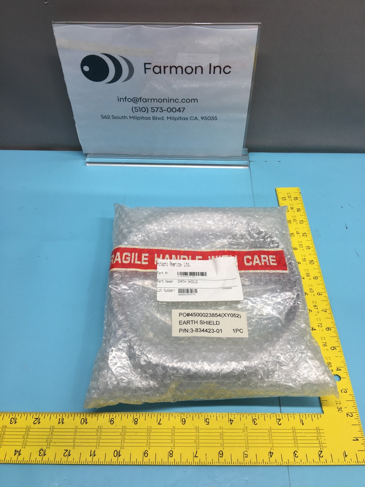 HITACHI 3-834423-01 EARTH SHIELD, 134393