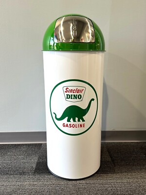 SINCLAIR DINO GASOLINE Bullet Style Trash Can - FREE SHIPPING!!