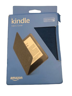 Amazon Kindle Fabric Cover 10th Generation Blue NOT for Paper white Or Oasis