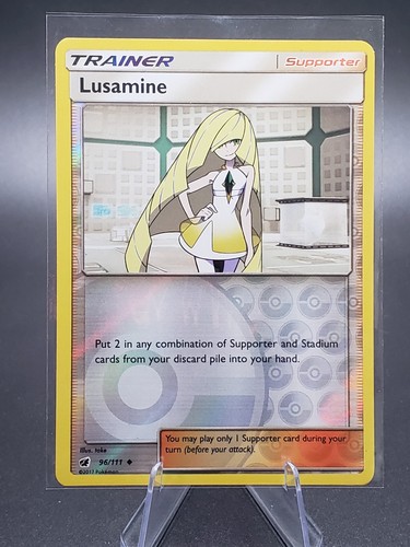 ポケモンカード Lusamine サポーター ホロカード Pokemon S-Chinese Card Sun&Moon CSM1bC-182 SR Lusamine Holo