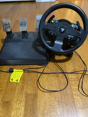 THRUSTMASTER TMX Force Feedback Steering Wheel w/ 3 Pedal Included (Tested)