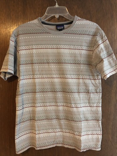 トップス Patagonia Organic Cotton Geometric Shirt Patagonia Shirt Mens XL Blue Geometric Aztec Stone Go To