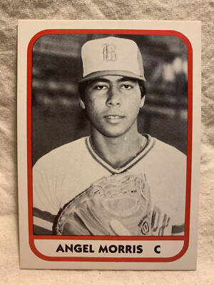 1981 TCMA Burlington Bees Angel Morris #14 Minor Leauge Card M3