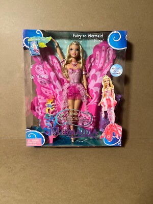 barbie fairytopia elina fairy doll no wings no pink outfit rooted eyelashes 403888869435