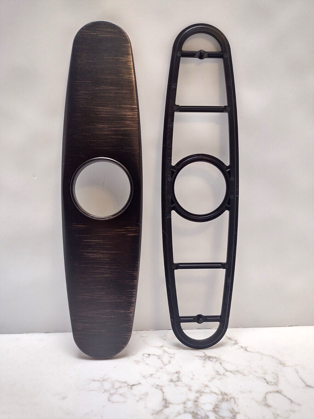 Moen Adler Mediterranean Bronze Deck Plate Escutcheon and Gasket