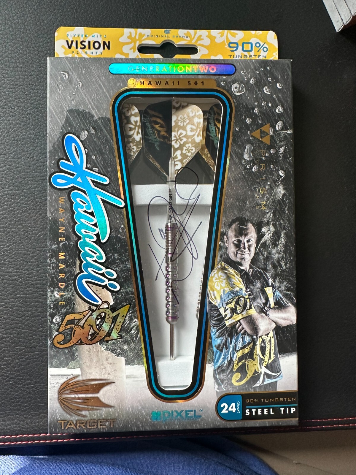 NEW! Wayne Mardle SIGNED Target Steel Tip Darts! Gen 2 G2