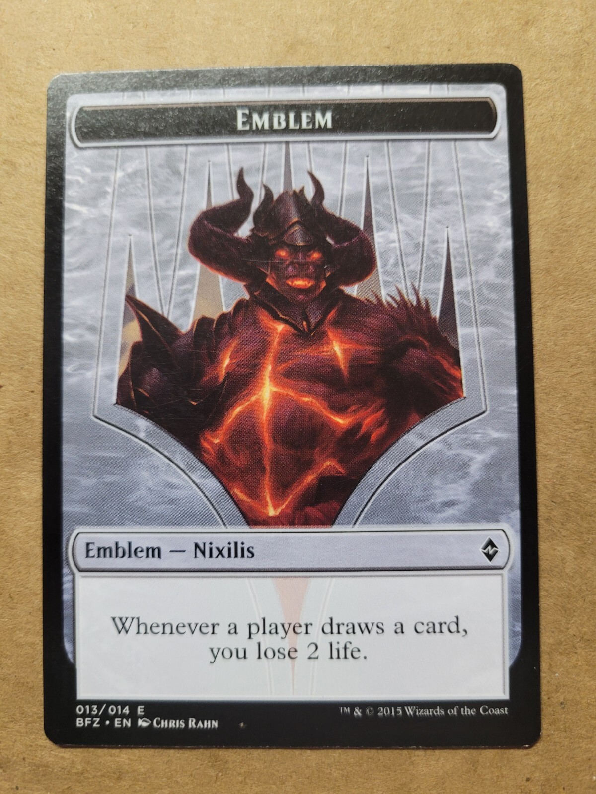 MTG APAC 未開封 MTG Emblem - Ob Nixilis Reignited (13/14) Battle for