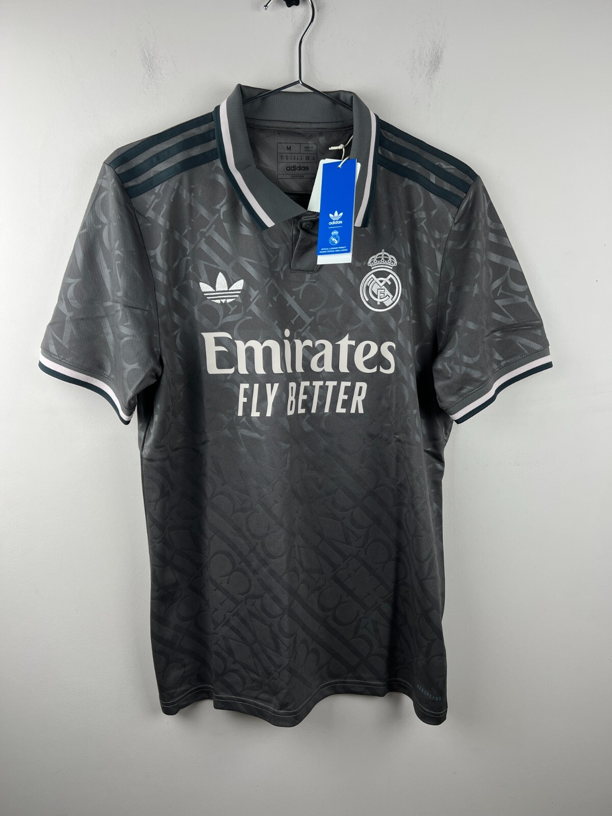 Tシャツ・カットソー adidas Real Madrid 2425 Third Jersey Charcoal IY1763 adidas Men's Real Madrid 24/25 Third Jersey | IY1763 - Goal