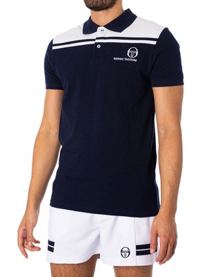 

Мужская рубашка-поло New Young Sergio Tacchini, синяя, Синий, STM14569-241