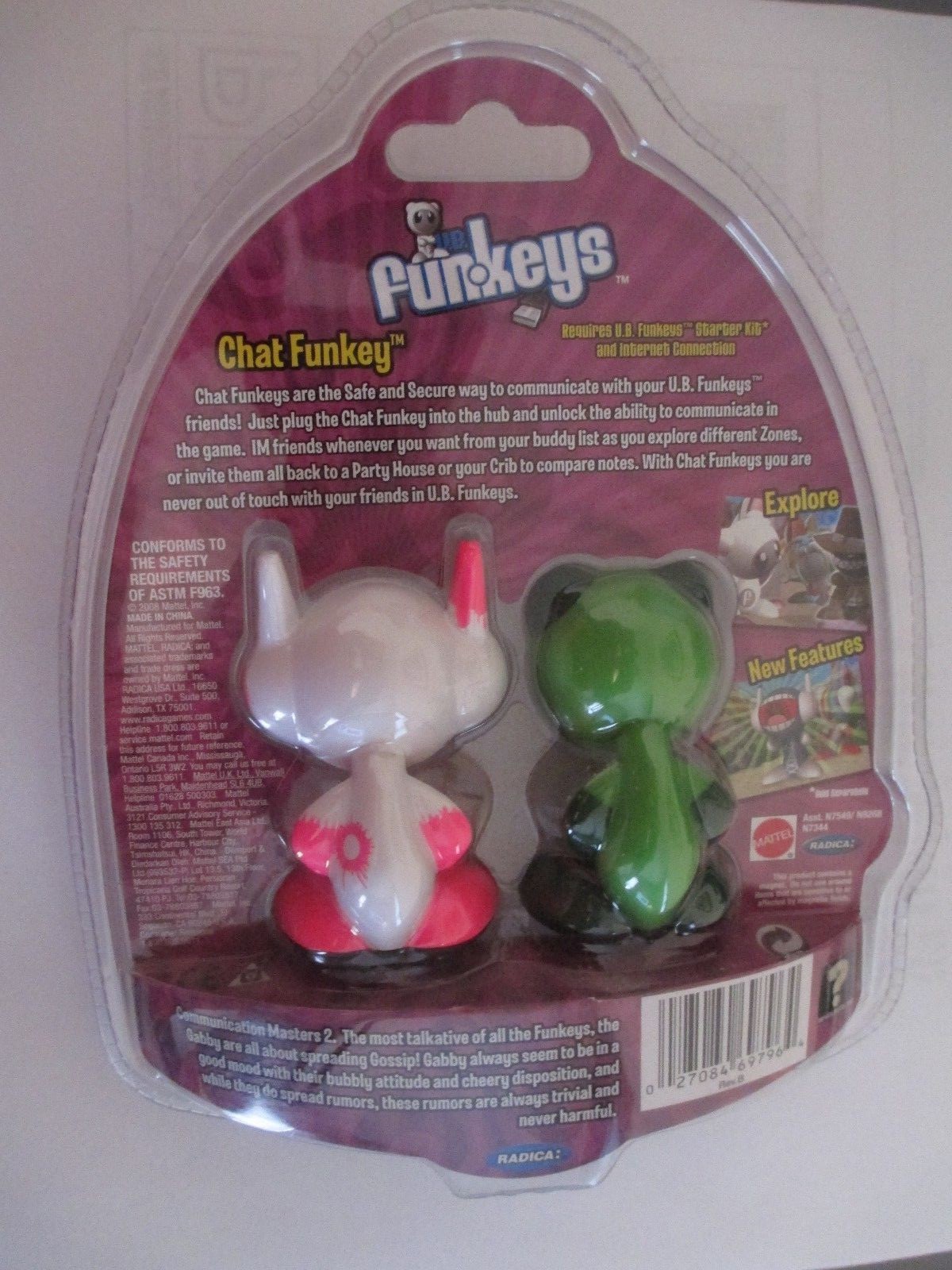 Mattel Chat Pack of 2 UB Funkeys Dream State Gabby & Sprout ages 8+ Free Ship