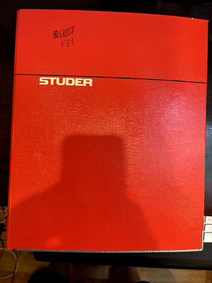 STUDER REVOX B67 B-67 B 67 HUGE Repair Service Manual **ORIGINAL**