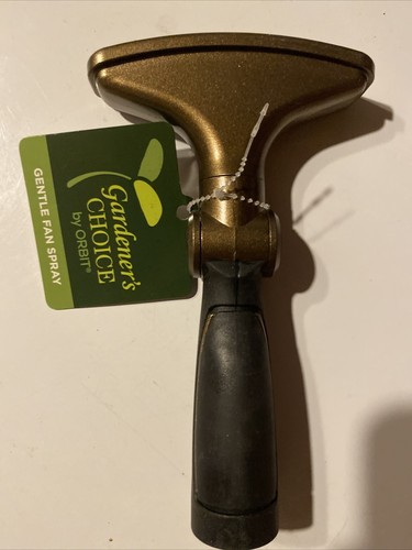 Orbit Metal Water Fan Wide Spray Nozzle Gardener's Choice  Spray Gentle Watering