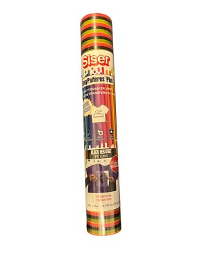 Siser Easypatterns Plus Heat Transfer vinyl Tradition 11.8 in×36 in Blk Heritage