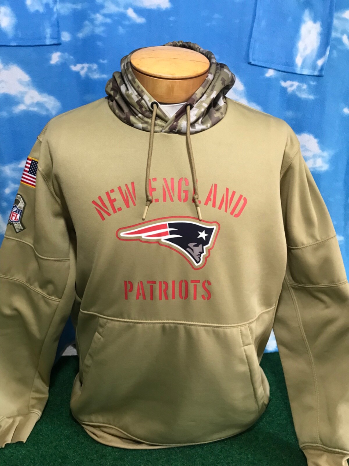 patriots salute the troops hoodie