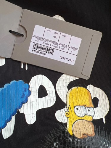 Balenciaga Unisex Simpsons Cracked Graphic Hoodie Sweatshirt Balenciaga Unisex Simpsons Cracked Graphic Hoodie Sweatshirt