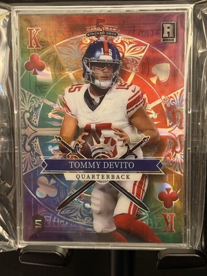 Wild Card 5 Card Draw Stacked Deck Tommy DeVito 2023 1/1 Encased Trading Card