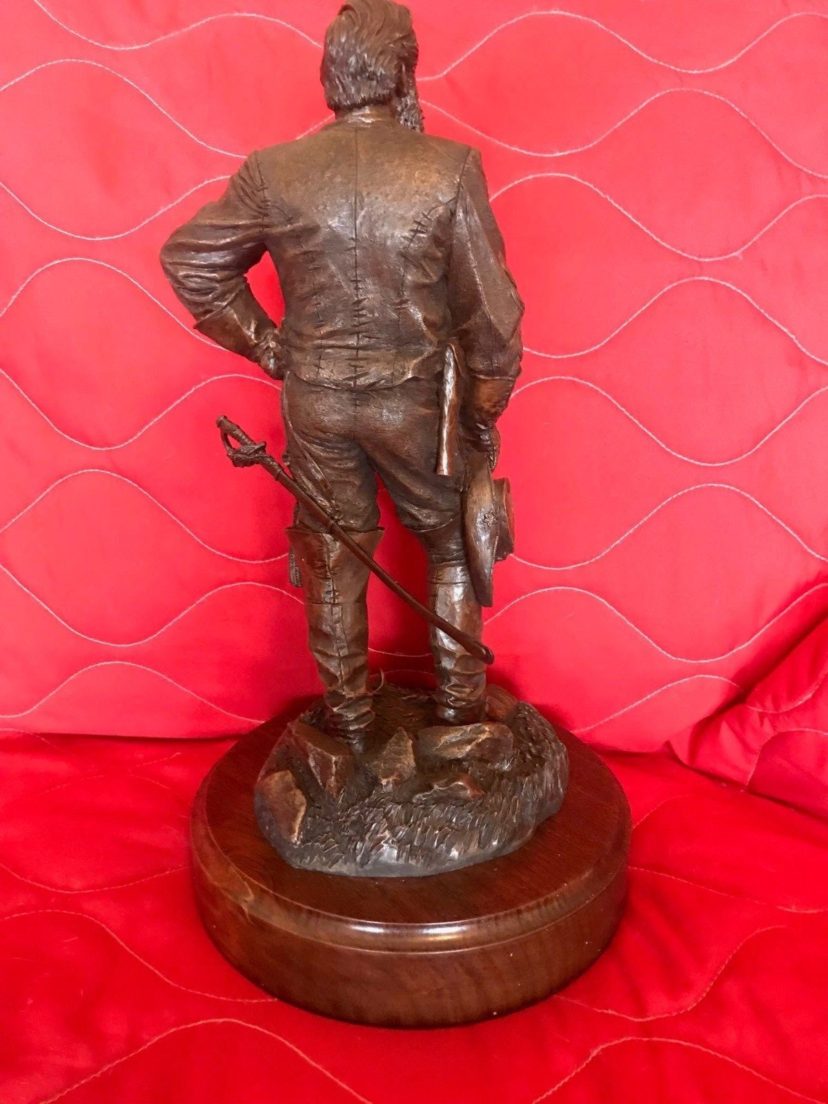 Terry Jones Jeb Stuart Civil War Cold Cast Bronze Sculpture IN BOX 43/400