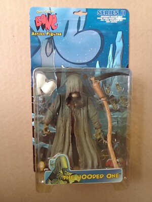 COOL NEW 2000 BONE SERIES 2 THE HOODED ONE 7'' ACTION FIGURE RESAURUS