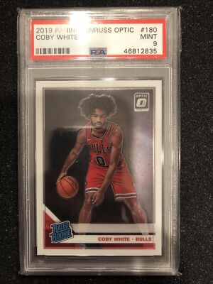 2019-20 Donruss Optic COBY WHITE #180 PSA 9 MINT Rookie Card RC Invest