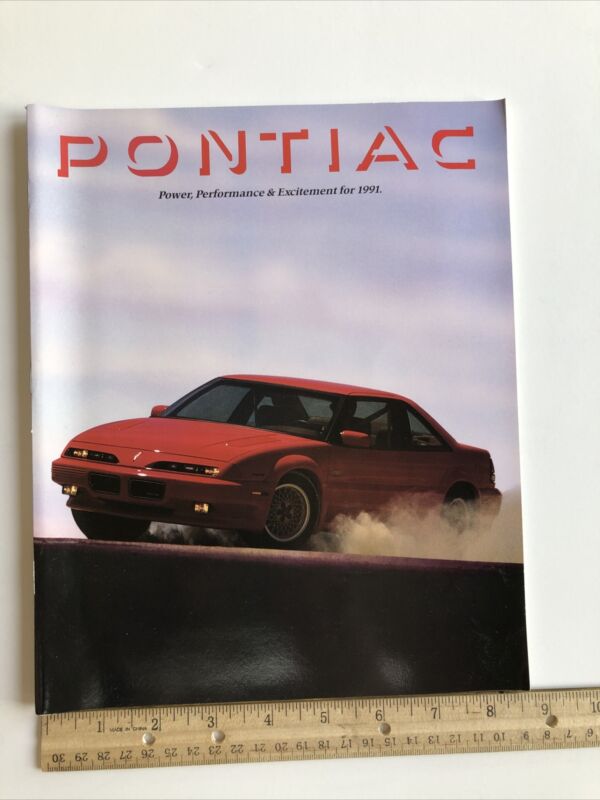 Original Dealer Brochure Pontiac 1991 Models/Features/Options