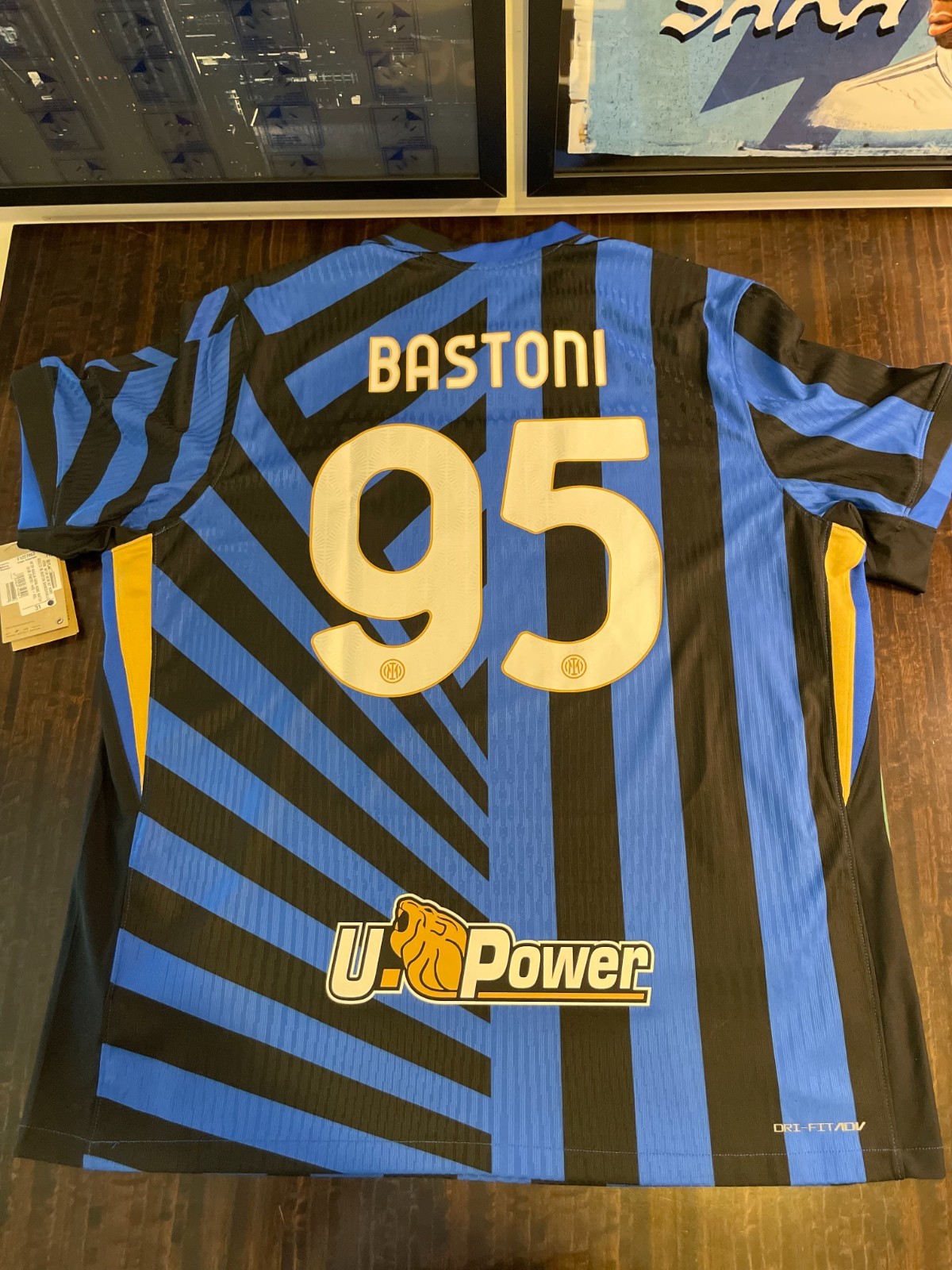 Nike Inter Milan 2024/25 Match Home Jersey - A. Bastoni 95