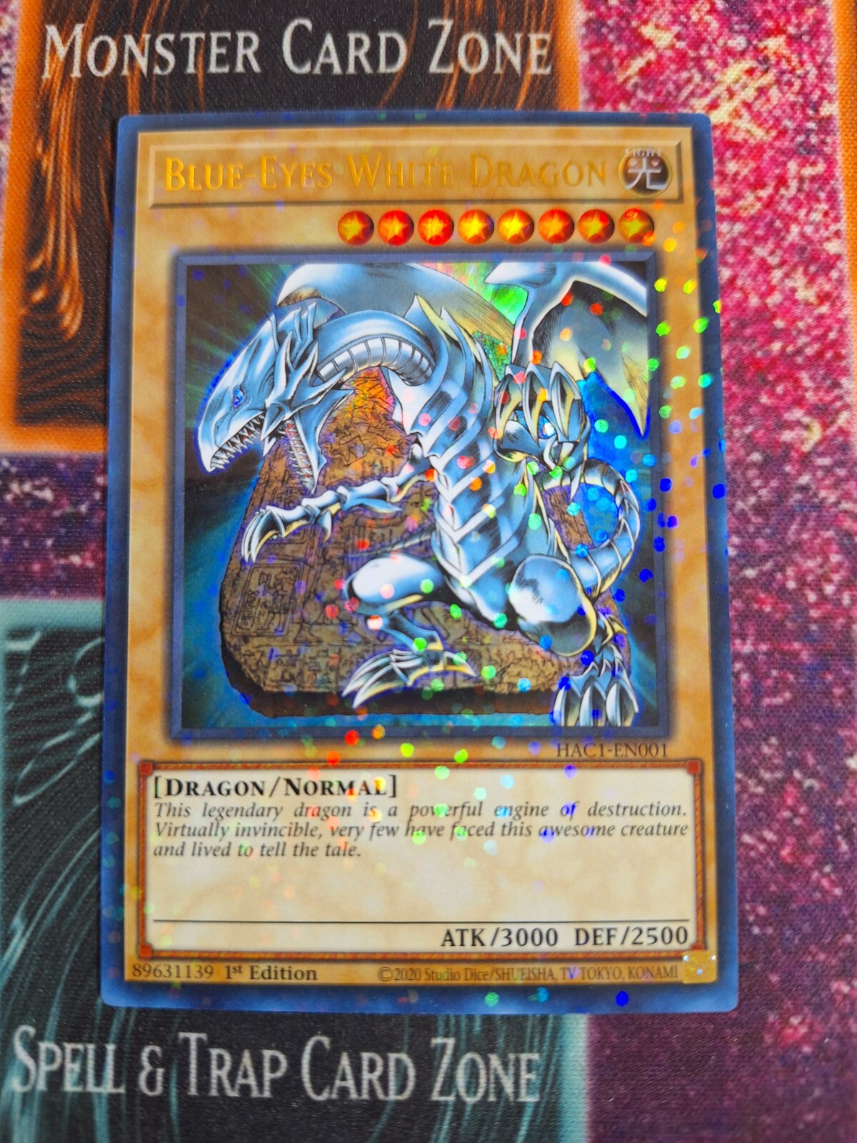 Yu-Gi-Oh! TCG Blue-Eyes White Dragon HAC1-EN001 Ultra Rare