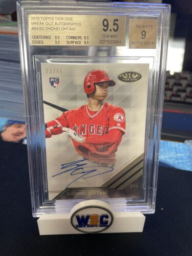 2018 TOPPS TIER ONE ROOKIE AUTOGRAPH SHOHEI OHTANI RC AUTO 2018 TOPPS TIER ONE ROOKIE AUTOGRAPH SHOHEI OHTANI RC AUTO