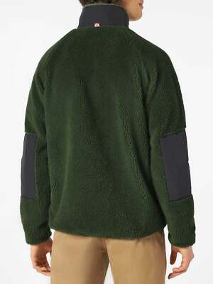 Pre-owned Mc2 Saint Barth Sherpa Jacket With Snoopy Patch | Peanuts® Special Edition S In Green