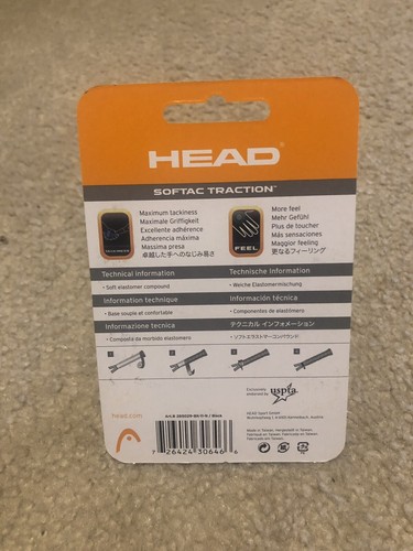 Head - Replacement Grip Softac Traction - (285029) - Set Of 6