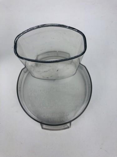 Cuisinart Little Pro Plus Food Processor Lid Cover Chute and Pusher DLC-504TX