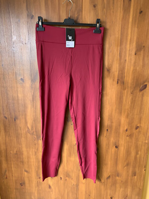 CASTORE BEST SEAMLESS LEGGINGS Maroon Red Gym XL  BNWT RRP £65