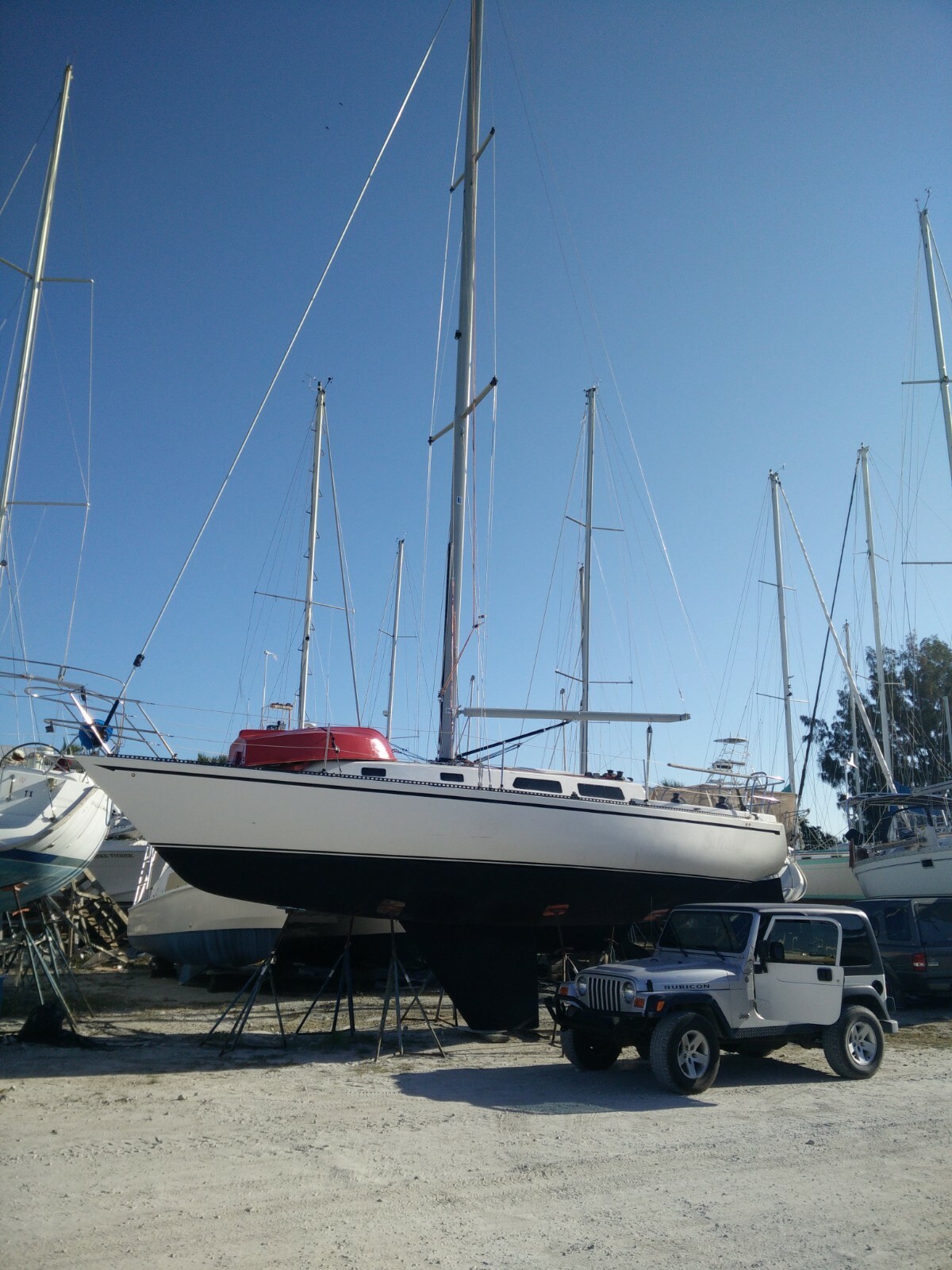 Peterson 34 Offshore Race Sailboat