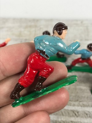 Lot Vintage Plastic Hong Kong 40s 50s style college football player toy