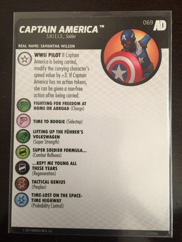 Heroclix ADW Captain America Chase 069