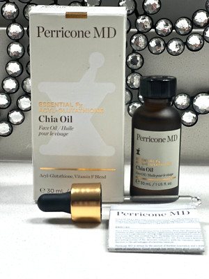 Perricone MD Essential Fx Acyl-Glutathione CHIA FACE Oil 1.0 fl oz NIB