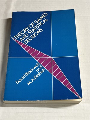 Theory of Games and Statistical Decisions Paperback 1979