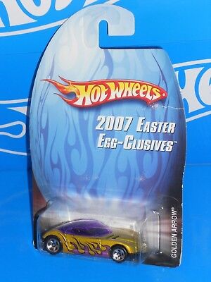 Hot Wheels 2007 Easter Egg-Clusives Golden Arrow Die Cast Car!