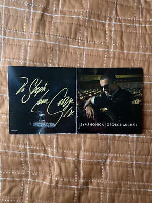 George Michael Symphonica Booklet Signed