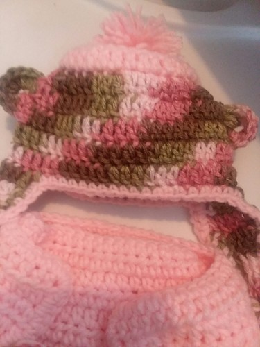 3 piece hand crafted  crochett monkey  set ~ doll clothes for reborn doll NB