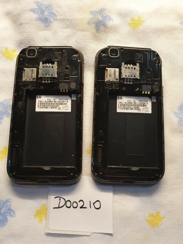 Lot of 2 LG E739 MyTouch phones for parts, repair or gold recovery