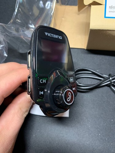 Bluetooth Car Kit FM Transmitter Wireless Radio Adapter USB Charger Victsing