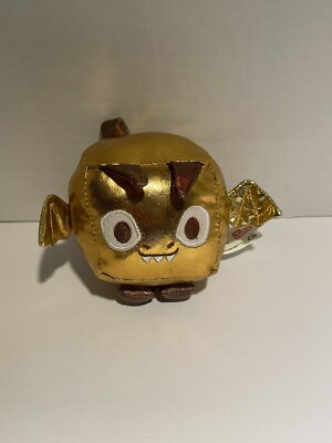 2022 Pet Simulator X Gold Metallic Luna Dragon 4'' Plush Phatmojo NO CODE