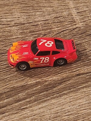 Vintage Used Tyco HP-7 #78 Porsche Carrera Lighted HO Scale Slot Car RUNS GREAT 